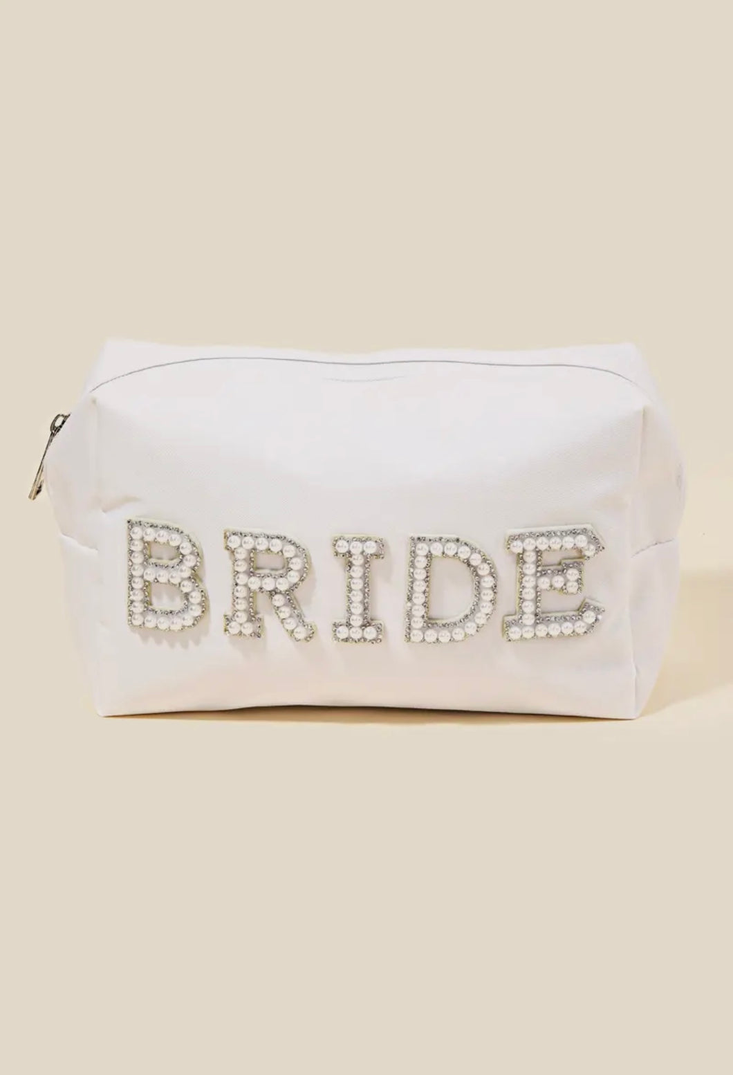 Bride Cosmetic Bag - White
