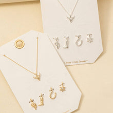 Western Bull Head Swappable Pendant Necklace - Gold