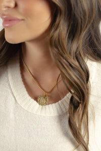 Skinny Rope Chain Necklace | Threader Charm Necklace : Gold / 20 Inches