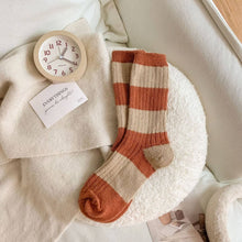 Autumn and Winter Warm Striped Socks - Grey