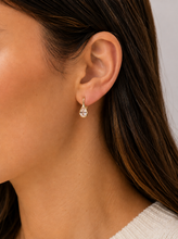 Mini Pear Drop - White CZ