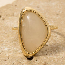 Ornate Resin Stone Ring - Adjustable