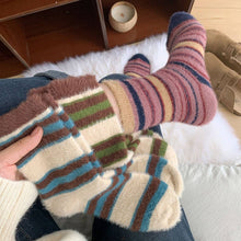 Striped Plush Socks