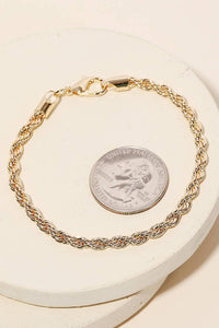 Rope Chain Bracelet - Gold