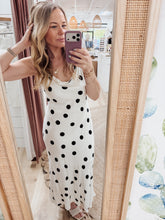 Midnight Muse Polka Dot Dress