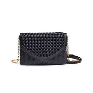 Emma Woven Crossbody - Espresso