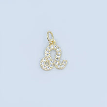 24K Gold Filled Micro Paved CZ Zodiac Sign Charm | A1313 - A1318: Taurus