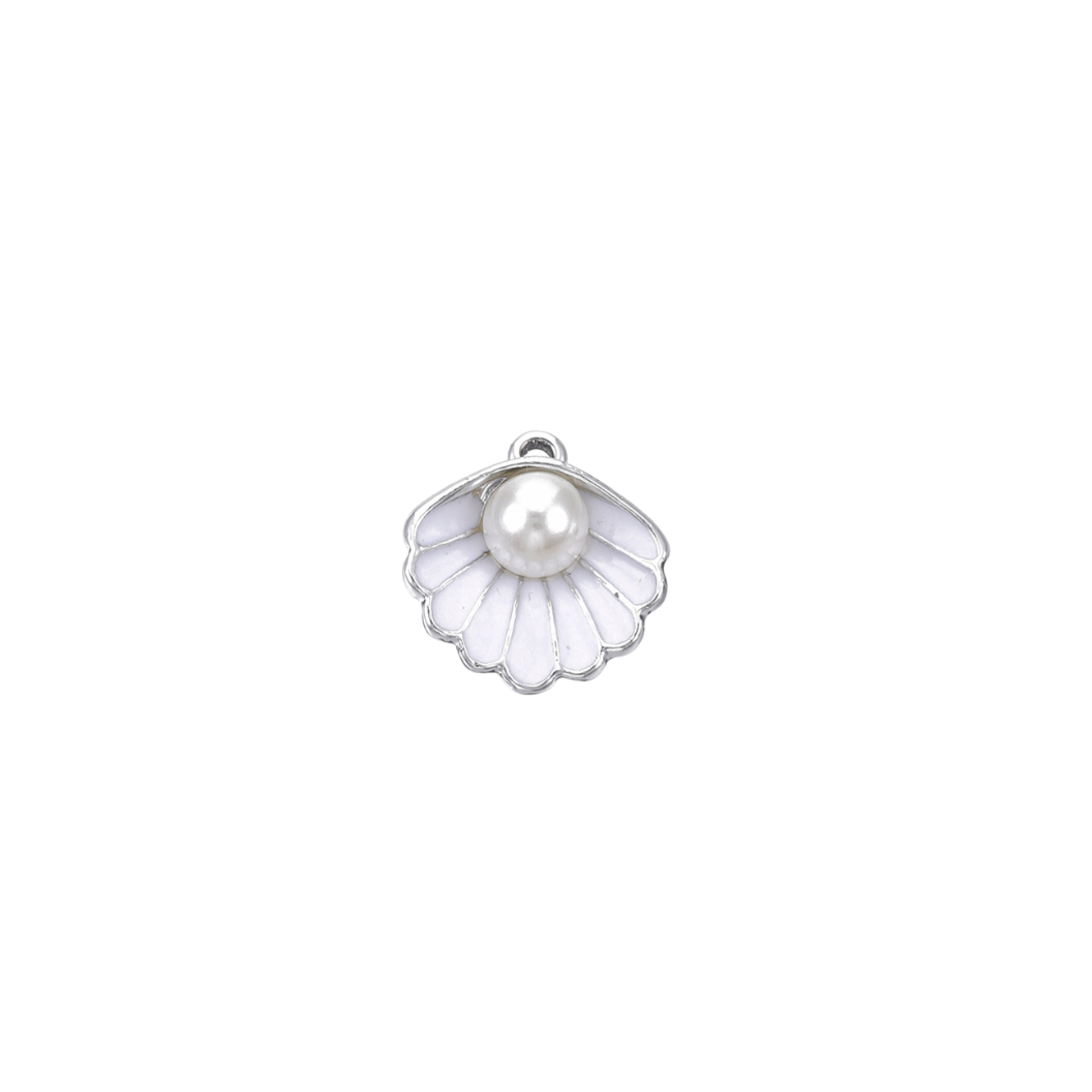 Oceana Oyster Charm Bar - Silver