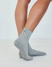 Lucky Honey The Juliet Grippy Sock: White