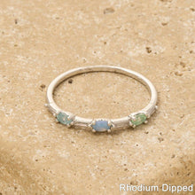 Gold Dipped Assorted Delicate Cz Ring: Silver