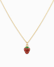Cute Red Strawberry Pendant Necklace