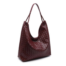 Ezia Hobo Handbag - Burgundy