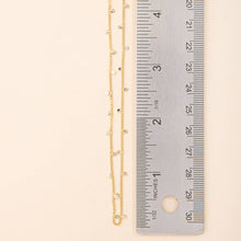 Dainty Mini Disc Charm Curb Chain Necklace: Gold
