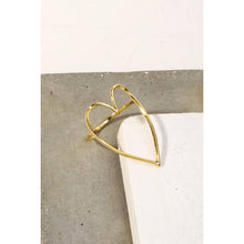 Heart Cut Out Ring - Gold