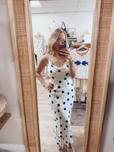 Midnight Muse Polka Dot Dress