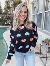 Conversation Heart Sweater - Black