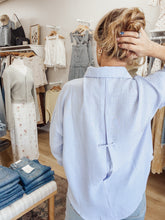 Harbor Lane Button Up Top - Blue