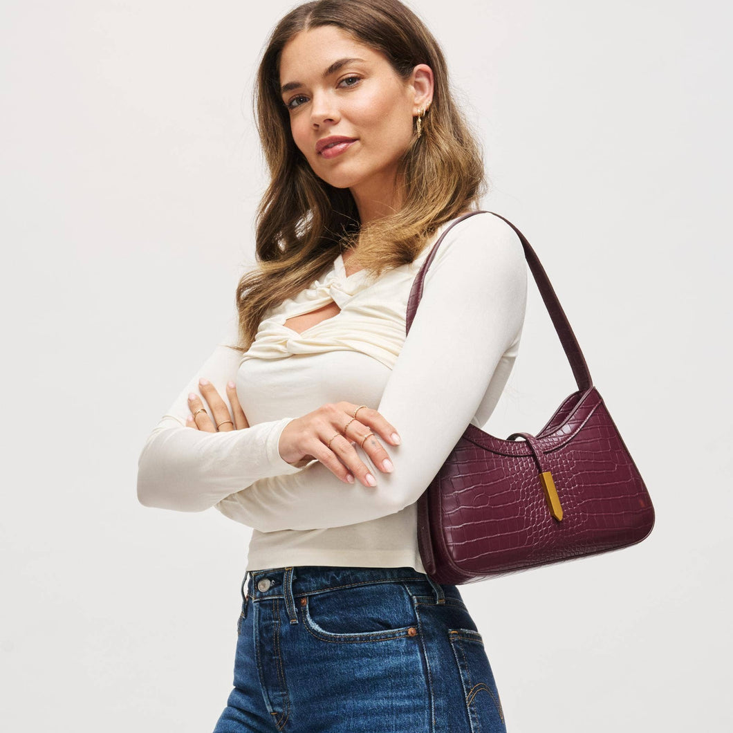 Judith Shoulder Bag - Wine