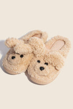 Fluffy Cute Dog Slippers - Fit Up to Size 8.5