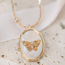 Butterfly Locket Necklace