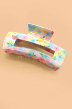 Floral Hair Clip - Blue