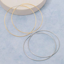60mm Large Hoop Earrings - Gold