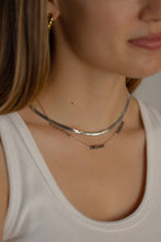 Skinny Herringbone Chain - Gold