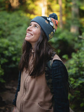 Ski Club Beanie Winter Knit Hat with Pom Pom for Skiing and Snow Sports