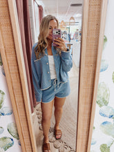 Z SUPPLY Supply Hunter Whipstitch Denim Short - Santorini Indigo