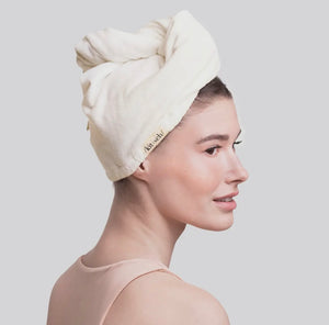 Eco-Friendly Quick Dry Hair Towel - Eco White