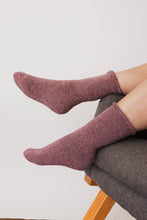 Thick Knit Crew Socks for Ultimate Fall & Winter Warmth - Olive