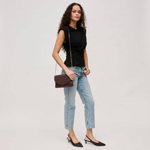 Emma Woven Crossbody - Espresso
