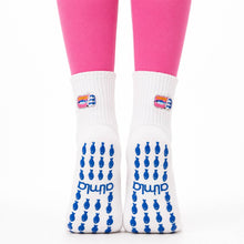 Sardine Tin Embroidered Summer Pilates Grip Socks