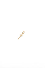 Zoey Cross Charm: Silver