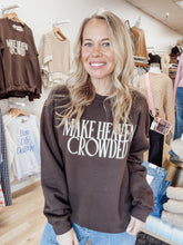 Make Heaven Crowded Sweatshirt - Chocolate Brown