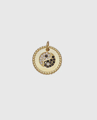Small Yin Yang Coin Charm Bar