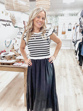 Mariner Midi Dress - Black