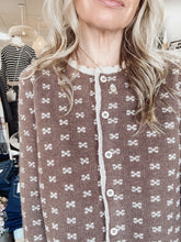 Finch Lane Delicate Cardigan - Cocoa