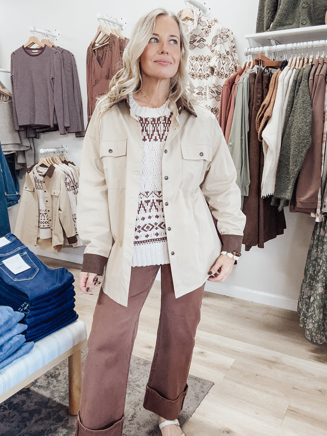 Fieldstone Corduroy Barn Jacket - Tan