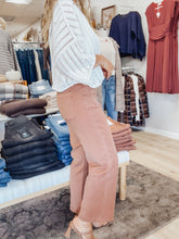 Pumpkin High Rise Wide Leg - Bakers Brown