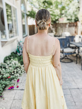 Bella V Neck Handkerchief Dress - Yellow