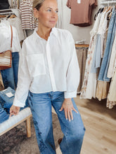 Z SUPPLY Favorite Button Up Top - White