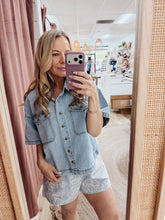 Boardwalk Cotton Denim Button Up Shirt
