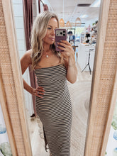 Z SUPPLY Caffari Stripe Tube Top with Straps - Putty
