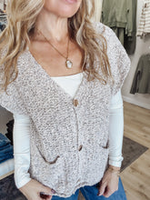 Hadley Sweater Vest with Pockets - Oatmeal