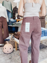 Maple High Rise Cuffed Barrel Denim Jeans