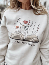 Just One More Chapter Floral Book Sweatshirt