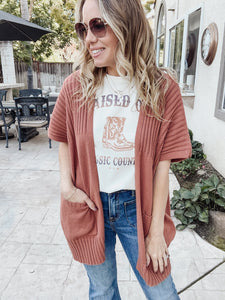 Raised On Classic Country Tee - Natural Linen