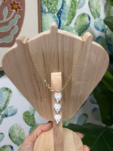 Crescent Moon Necklace - Turquoise