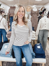 Sunday Soft Ribbed Top - Stripe